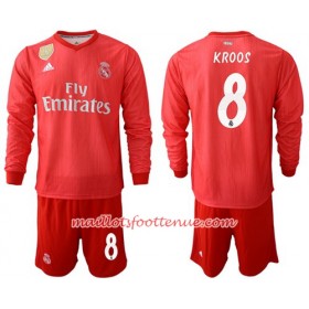 Maillot/Tenue Real Madrid Kroos 8 Enfant Troisieme 2018/2019 Manche Longue